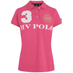 HV Polo Favouritas EQ Pink Short Sleeve Polo Shirt