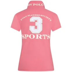 HV Polo Favouritas EQ Pink Short Sleeve Polo Shirt