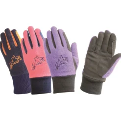 Hy5 Children's Winter Two Tone Riding Gloves