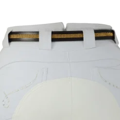 Hy Crystal Diamante Leather Belt