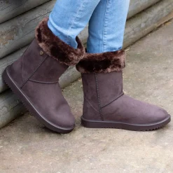 Hy Equestrian Chisworth Waterproof Fleece Boot with Faux Fur