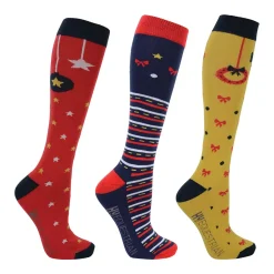 Hy Equestrian Christmas Decorations Socks