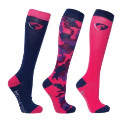 Hy Equestrian DynaForce Socks - Pack of 3