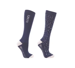 Hy Equestrian Elevate Allure Mizs Socks Pack of 2