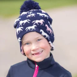 Hy Equestrian Flaine Children's Bobble Hat