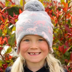 Hy Equestrian Flaine Junior Hat and Headband Set