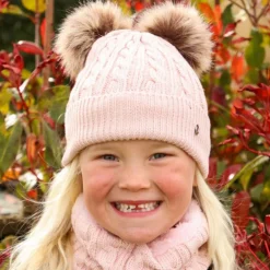 Hy Equestrian Morzine Children's Bobble Hat
