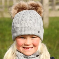 Hy Equestrian Morzine Children's Bobble Hat
