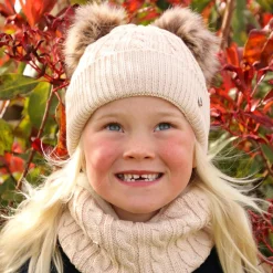 Hy Equestrian Morzine Children's Hat and Snood Set