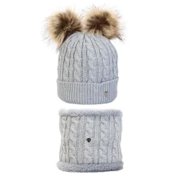 Hy Equestrian Morzine Children's Hat and Snood Set