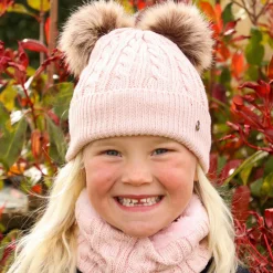 Hy Equestrian Morzine Children's Hat and Snood Set