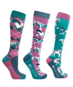 Hy Equestrian Novelty Printed Socks