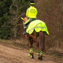 Hy Equestrian Pass Wide and Slow Children's Reflector Gilet