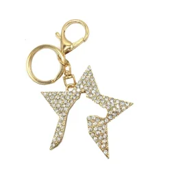 HY Equestrian Zeddy Diamante Key Ring