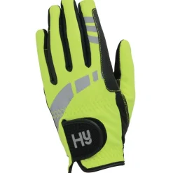 Hy5 Extreme Childs Reflective Yellow Softshell Gloves