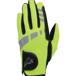Hy5 Extreme Childs Reflective Yellow Softshell Gloves