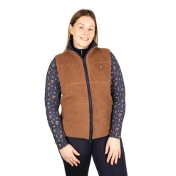 Hy Equestrian Elevate Style Teddy Fleece Gilet