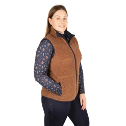 Hy Equestrian Elevate Style Teddy Fleece Gilet