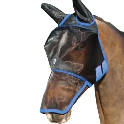 Hy Equestrian Mesh Full Mask with Ears and Nose Coverage