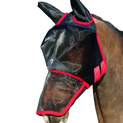 Hy Equestrian Mesh Full Mask with Ears and Nose Coverage