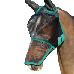 Hy Equestrian Mesh Full Mask with Ears and Nose Coverage