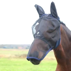 Hy Equestrian Mesh Full Mask with Ears and Nose Coverage