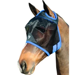 Hy Equestrian Mesh Half Mask Without Ears