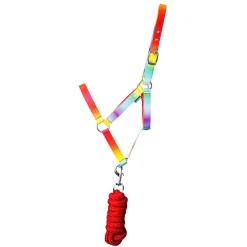 Hy Equestrian Ombre Head Collar & Lead Rope