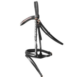 Hy Equestrian Rosciano Rose Gold Detail Bridle