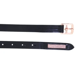 Hy Equestrian Rosciano Rose Gold Detail Stirrup Leathers