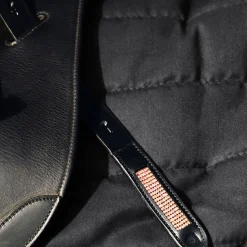 Hy Equestrian Rosciano Rose Gold Detail Stirrup Leathers