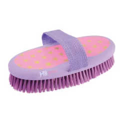 Hy Equestrian Star Easy Grip Body Brush