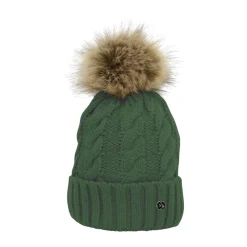 HyFASHION Melrose Cable Knit Bobble Hat