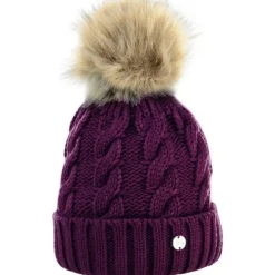 HyFASHION Melrose Cable Knit Bobble Hat