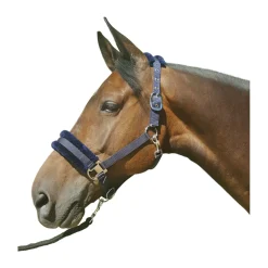 Hy Faux Fur Padded Head Collar with Lead Rope