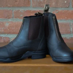 HyLAND Fleece Lined Wax Leather Zip Jodhpur Boot
