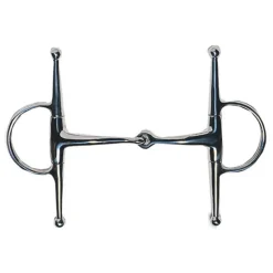 JP Korsteel Stainless Steel Jointed Full Cheek Snaffle