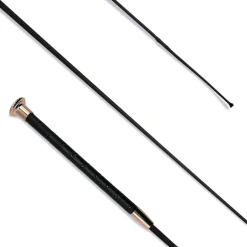 KM Elite Black Crystal Dressage Whip