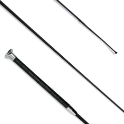 KM Elite Black Crystal Dressage Whip