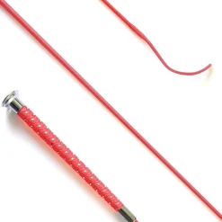 KM Elite Dressage Whip with Silver Braided Grip