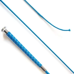 KM Elite Dressage Whip with Silver Braided Grip