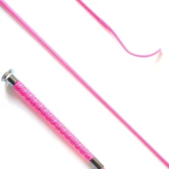 KM Elite Dressage Whip with Silver Braided Grip