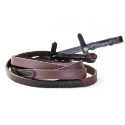KM Elite Biothane Leather Reins