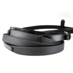 KM Elite Biothane Leather Reins with Stoppers