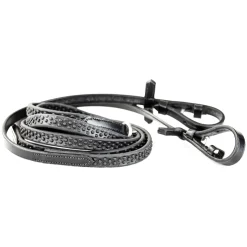 KM Elite Pro Grip Eventer Reins No Stoppers
