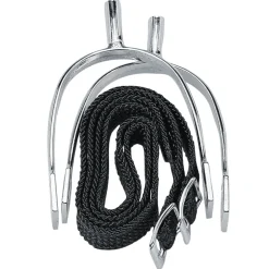Korsteel Pow Never Rust Spurs With Straps Childs 20MM