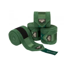 LeMieux LeMieux Loire Satin Polo Bandages Hunter Green Large Set Of 4