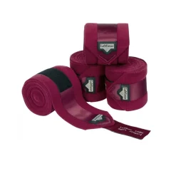 LeMieux LeMieux Loire Satin Polo Bandages Mulberry Large Set Of 4