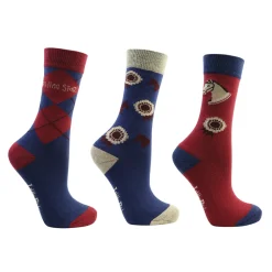 Little Rider Riding Star Collection Socks - Pack of 3
