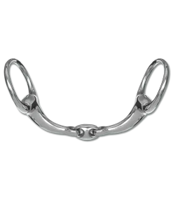 Mackey Anatomic Double Jointed Solid Eggbutt Bit